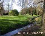The River Loddon as it flows through Basingstoke, photo � E.P.Tozer