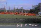 Crockford Lane roundabout, photo � E.P.Tozer