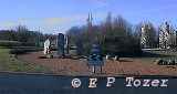 Basinghenge on the Daneshill roundabout, photo � E.P.Tozer
