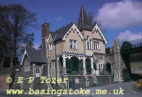Gothic gravekeepers house, image � E.P.Tozer