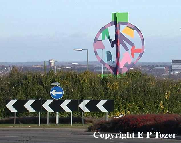 Hatch Warren roundabout, image � E.P.Tozer
